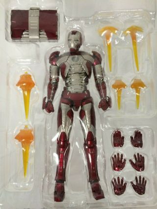 Marvel Bandai Sh.  Figuarts Iron Man Mark V Mk 5 Without Box