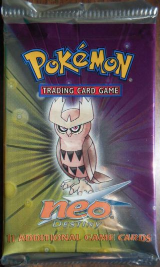 Pokemon NEO DESTINY unlimited booster pack 2
