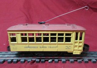 Post War Lionelville Rapid Transit Bump 60 Fully Operational O Gauge Ob Red Top