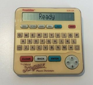 Scrabble Players Dictionary Franklin Electronic Scr - 226 Official Handheld