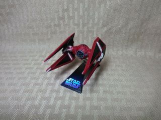 Hasbro Star Wars Titanium Die - Cast Miniature Royal Guard Tie Interceptor Red