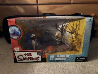 The Simpsons “the Island Of Dr.  Hibbert” Deluxe Box Set By Mcfarlane Toys