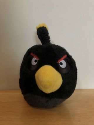 Angry Birds (black) Bomb Plush,  5”