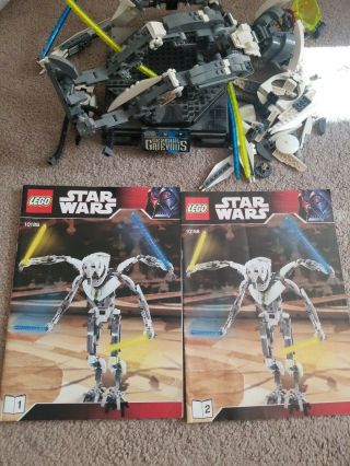 Lego General Grievous 10186 99 Complete With Both Instruction Manuals