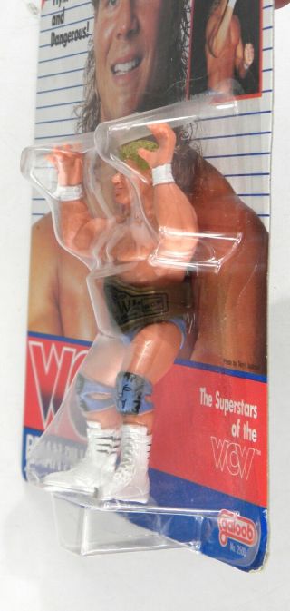 Galoob Toys WCW Brian Pillman Wrestling blue trunks MOC rare UK Exclusive 4