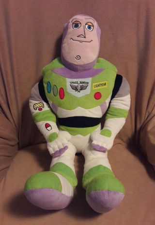 Disney Pixar Toy Story Buzz Lightyear Large Plush Stuffed Animal 23 "