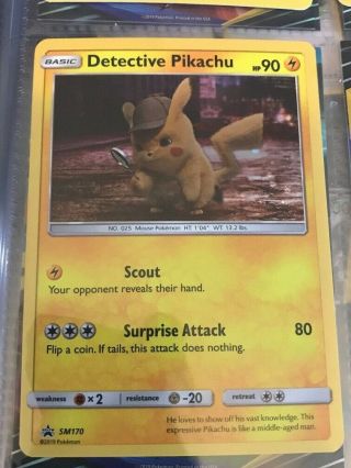 Pokemon Detective Pikachu Movie HOLO Cards Set Plus Promos.  ONLY 4 LEFT 2