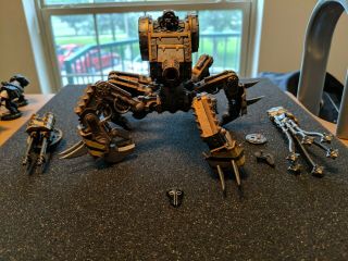 Chaos Space Marine Defiler With Flail & Reaper Auto Cannon Warhammer 40k