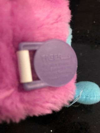 Furby Babies Model 70 - 951 Purple Pink & Turquoise Tummy 1999 4