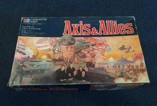 Axis & Allies Complete Board Game 1984