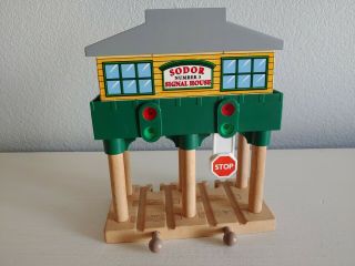 Thomas The Train Engine Wooden Lights & Sounds Sodor Signal House Number 3