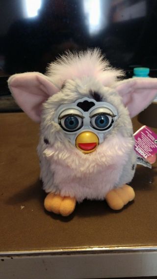 1998 70 - 800 Furby.  Not Pink With Gray & Black Spots