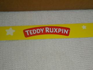 Toys R Us Store Display Sign Shelf Talker Teddy Ruxpin 48 " Long 1 1/4 " High