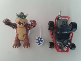Toybiz Mario Kart 64 Video Game Stars Bowser Figure - 1999 Nintendo