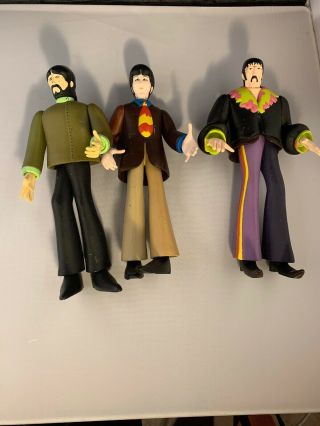 The Beatles Yellow Submarine Action Figures By Mcfarlane 1999 Set Of 3