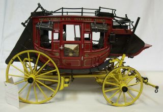 Franklin 1:16 Scale Die - Cast Wells Fargo Stagecoach