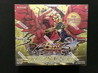 Yugioh Crossroads Of Chaos Unlimited Booster Box - Factory