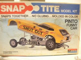 Pinto Funny Car,  Snaptite,  1/32 (?) Scale,  Great Kit For Slot Car.