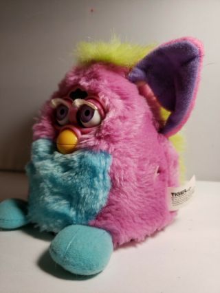 Furby Babies Model 70 - 951 Pink Purple & Turquoise Tummy 1999 Not 2 3