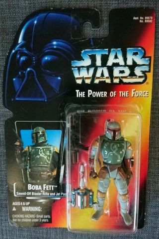 Star Wars Power Of The Force Boba Fett 1995 Tonka