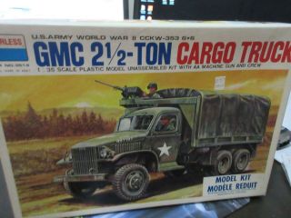 Peerless 1/35th Gmc 2.  5 Ton U.  S.  Army Cargo Truck Scale Kit (3514)