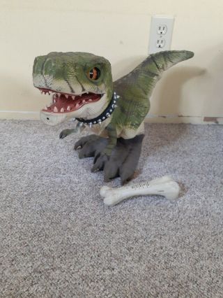 Mattel D Rex Prehistoric Pets Interactive Dinosaur With Bone Remote Control