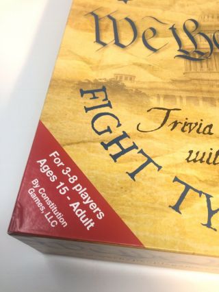 We the People Fight Tyranny Trivia Board Game 2