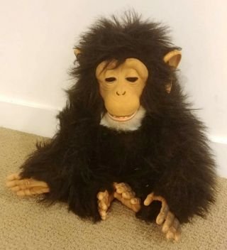 Furreal Friends Cuddle Chimp Monkey Interactive Toy 14”