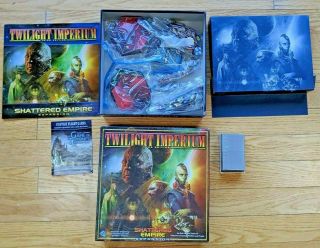 Twilight Imperium Shattered Empire Expansion Game 3rd Ed.  - Cards Still