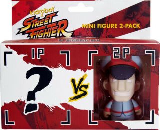Kidrobot Street Fighter M.  Bison Mini Figure 2 - Pack Blind Packed Opponent Nip