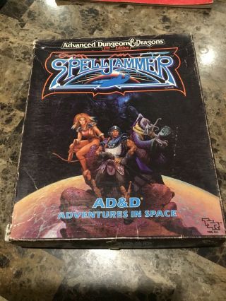 Ad&d Spelljammer - Adventures In Space Box Set - Tsr 1049 - Ad&d 2nd Edition