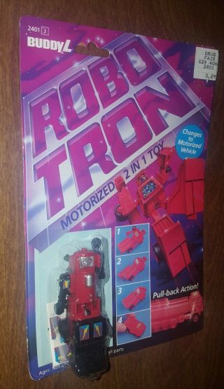 Rare Vintage 1984 Robotron Locotron On Card