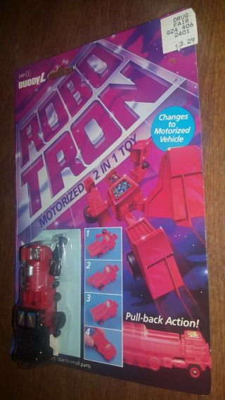 Rare Vintage 1984 Robotron Locotron on Card 2