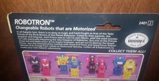 Rare Vintage 1984 Robotron Locotron on Card 6