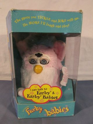 Furby Babies Pink W/ Blue Hair 70 - 940