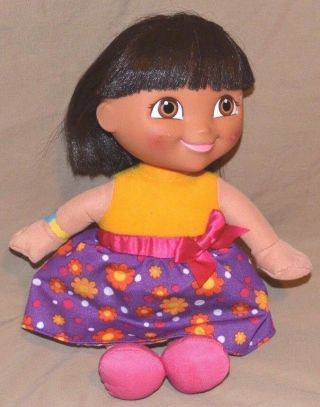 13 " Dora The Explorer Plush Doll Interactive " Happy Birthday " Fisher Price 2009