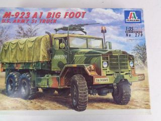 Italeri 279 - M - 923 A1 Big Foot Us Army 5 Ton Truck 1/35 Military Model Kit