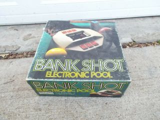 1980 Bank Shot Electronic Pool Game By Parker Bros.