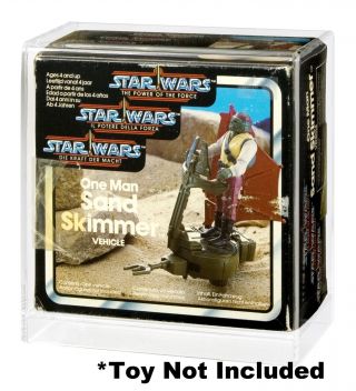 Star Wars Tri - Logo Sand Skimmer/security Scout Acrylic Display Case