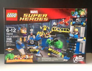 Lego 76018 Marvel Heroes Avengers Assemble - Hulk Lab Smash - /