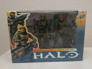 Halo 3 Red Team Leader And Master Chief Halo Spartan 2 Pack Red Team Leader Xbox