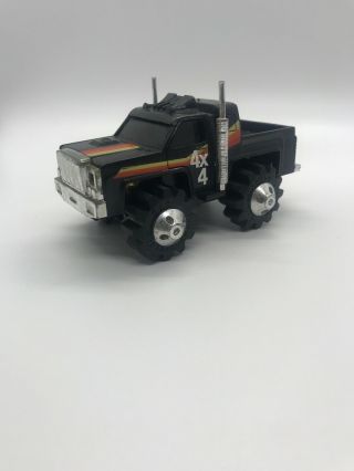 Vintage 1981 Ljn Toys Rough Riders Stomper 4x4 Black Semi Truck