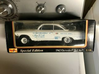 1/18 Maisto Special Edition The " Old Reliable " Ii 1962 Chevrolet Drag Car Nib
