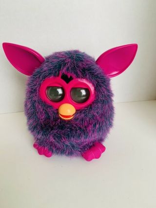 Hasbro Furby Boom Pink Purple/blue Talking Interactive Pet Toy 2012