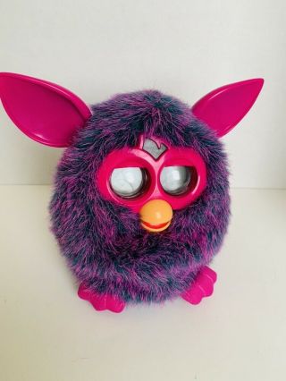 Hasbro Furby Boom Pink Purple/Blue Talking Interactive Pet Toy 2012 4