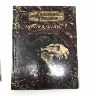 Set Of 4 Dungeons & Dragons Manuals Books Version 3.  5 Monster Races Destiny 7
