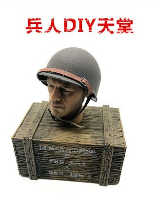 Diy Heaven 1/6 Scale Wwii Soldier Metal Helmet Model Toy Fit 12  Action Figure