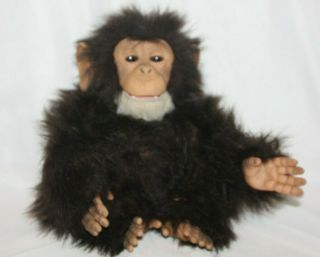 Fur Real Friends Cuddle Chimp Pet Interactive Sound Hasbro Tiger Monkey 2005
