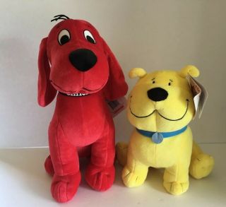 Kohls Cares Clifford The Big Red Dog & T - Bone Plush Stuffed Animals With Tags