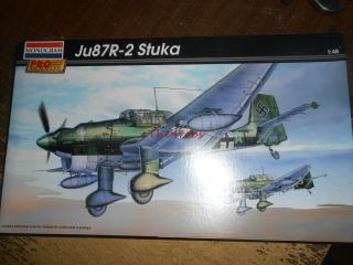 Monogram Pro Modeler Ju87r - 2 Stuka Model Parts 1/48